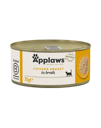 Hrana umeda pentru pisici, piept de pui - APPLAWS Cat Piept Pui 70g