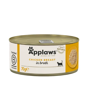Hrana umeda pentru pisici, piept de pui - APPLAWS Cat Piept Pui 70g