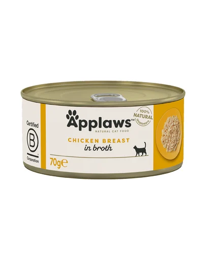 Hrana umeda pentru pisici, piept de pui - APPLAWS Cat Piept Pui 70g