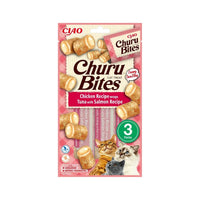 Recompense moi pentru pisici cu ton si somon Churu Cat Bites, Inaba