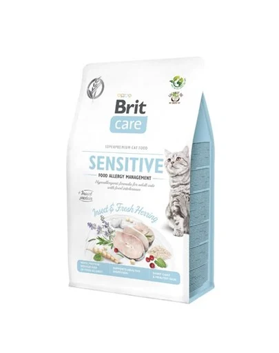 Brit Care Cat Hrana Uscata Pisici cu Alergii, Insect Sensitive Allergy Management, Fara Cereale, 2kg