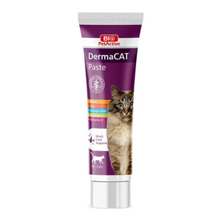 Pasta pentru sustinerea pielii si blanii la pisici Biopet Derma Cat, 12 plicuri/cutie