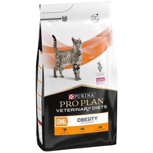 Hrana Uscata Dietetica pentru Pisici Purina Pro Plan Veterinary Diets OM cu Pui 5kg, Control Greutate si Metabolism Sanatos