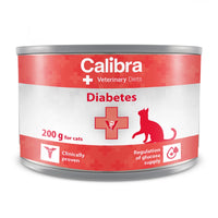 Hrana umeda dietetica pentru pisici diabetice Calibra Veterinary Diet Cat Diabetes, conserva 200g