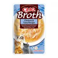 Supa (broth) pentru pisici cu pui si ton Ciao Churu Cat, Inaba