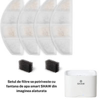 Set filtre pentru fantana smart SHAW®, utilizare timp de 6 luni