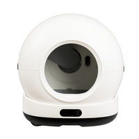 RESIGILAT - Litiera automata smart SHAW® Ultra pentru pisici, auto-curatare, sterilizare UV, odorizant, aplicatie mobila, negru