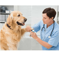 Cleste de unghii SHAW pentru caini si pisici cu protectie, albastru