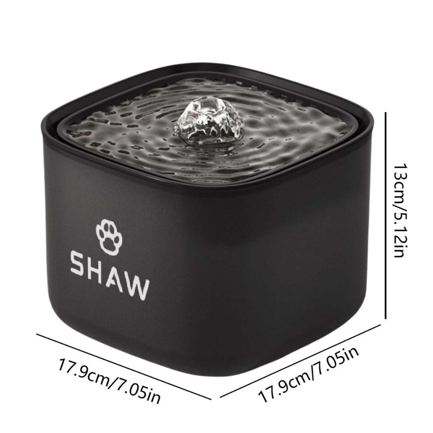 Fantana dispenser de apa SHAW® pentru pisici, Capacitate 3L