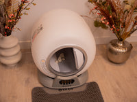 Litiera automata smart SHAW® V2 pentru pisici, auto-curatare, sterilizare, aplicatie mobila, 9L