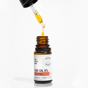Ulei de CBD 5% pentru Câini și Pisici Aromă de Somon Doctor Totolici, 10ml