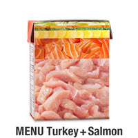Hrana umeda caini Platinum Dog cu Somon si Curcan 185g