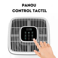 Purificator de aer SHAW®, tehnologie UV, aplicatie mobila, eficient impotriva parului de animale si a mirosurilor neplacute