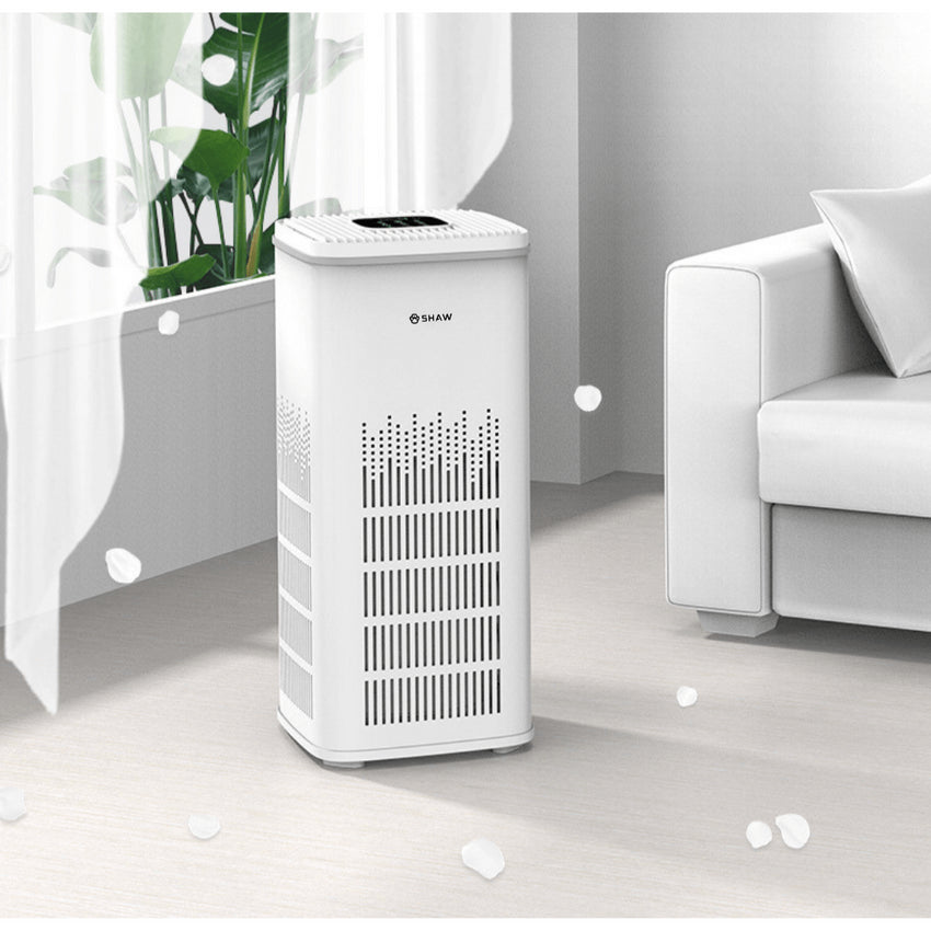 Purificator de aer SHAW®, tehnologie UV, aplicatie mobila, eficient impotriva parului de animale si a mirosurilor neplacute