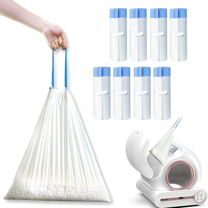 Set 8 role saci de gunoi pentru litiera automată Smart SHAW®