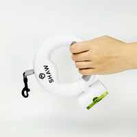 Lesa retractabila cu LED, SHAW®, cu suport si o rola saci gunoi, 3 m