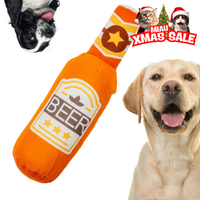 Jucarie pentru caini tip sticla de bere, SHAW, textil