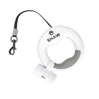 Lesa retractabila cu LED, SHAW®, cu suport si o rola saci gunoi, 3 m