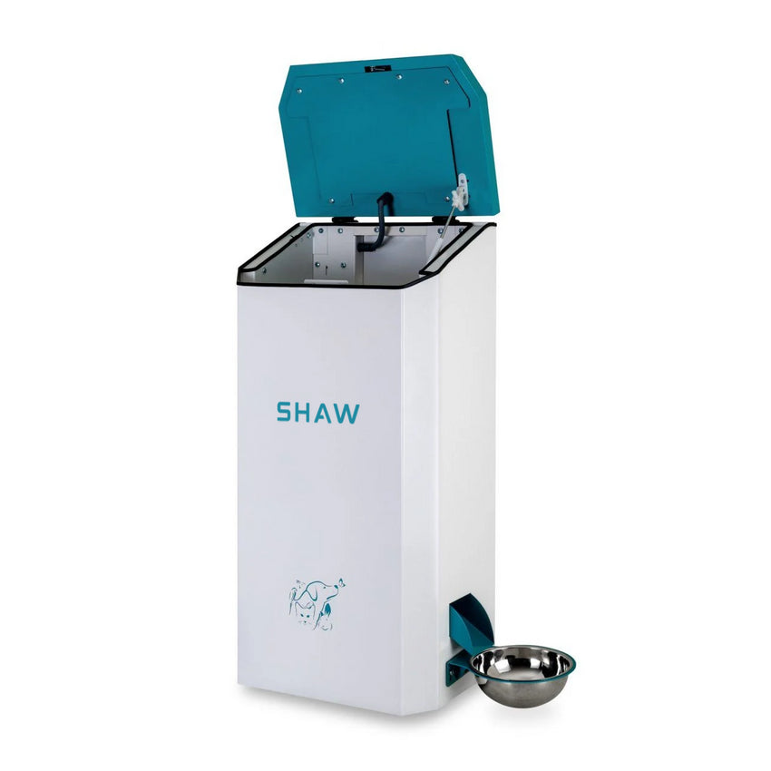 Hranitor automat smart SHAW® pentru caini talie mare, Capacitate 17kg, Programare hrana, Aplicatie mobila, 1 bol