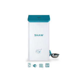 Hranitor automat smart SHAW® pentru caini talie mare, Capacitate 17kg, Programare hrana, Aplicatie mobila, 1 bol
