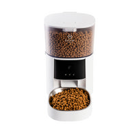 Hranitor automat Smart SHAW® PRO V2 pentru caini si pisici, Aplicatie mobila, Camera video Night Vision, Programabil, 4L