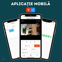 Hranitor automat Smart SHAW® PRO V2 pentru caini si pisici, Aplicatie mobila, Camera video Night Vision, Programabil, 4L