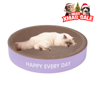 Patut pentru pisici SHAW, pentru zgariat, din carton ondulat, mov