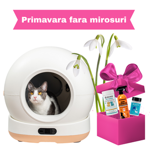 Pachet Litiera automata SHAW Ultra VIEW bej, Primavara fara mirosuri