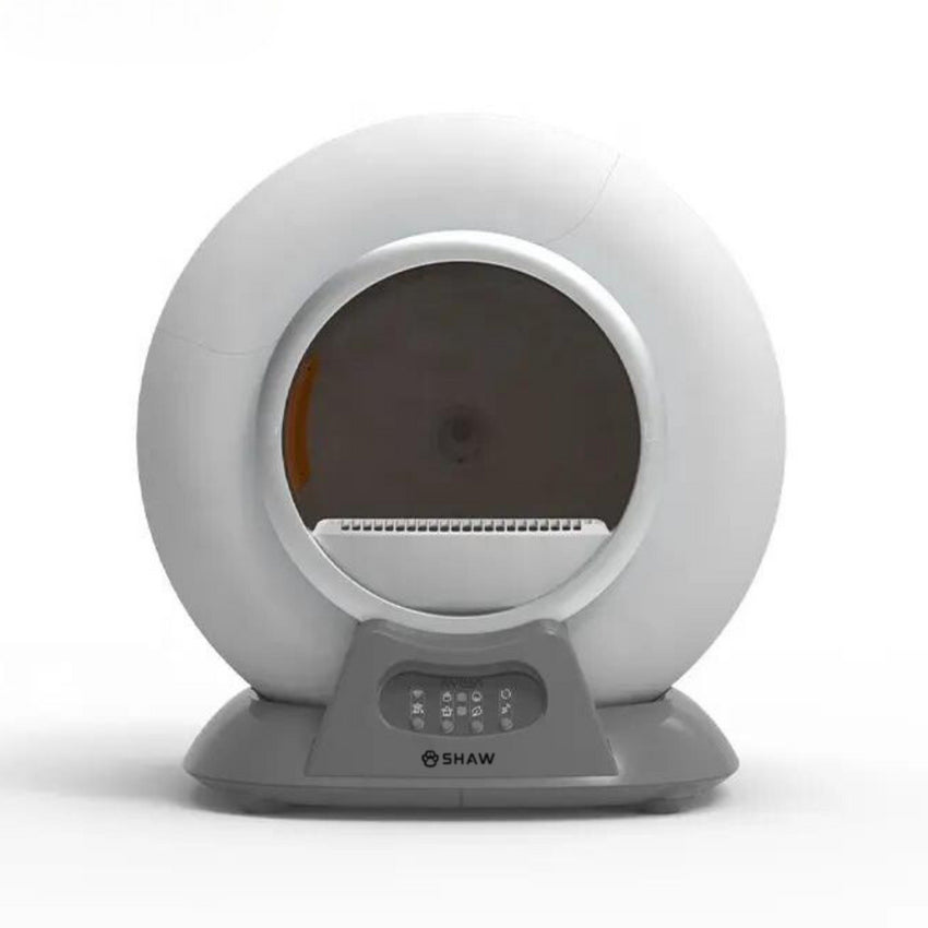 RESIGILAT - Litiera automata smart SHAW® V2 pentru pisici, auto-curatare, sterilizare, aplicatie mobila, 9L