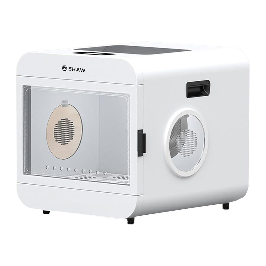 Cutie de uscare automata SHAW pentru caini si pisici de pana la 12 kg, 3 trepte de ventilatie, control temperatura