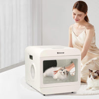 Cutie de uscare automata SHAW pentru caini si pisici de pana la 12 kg, 3 trepte de ventilatie, control temperatura