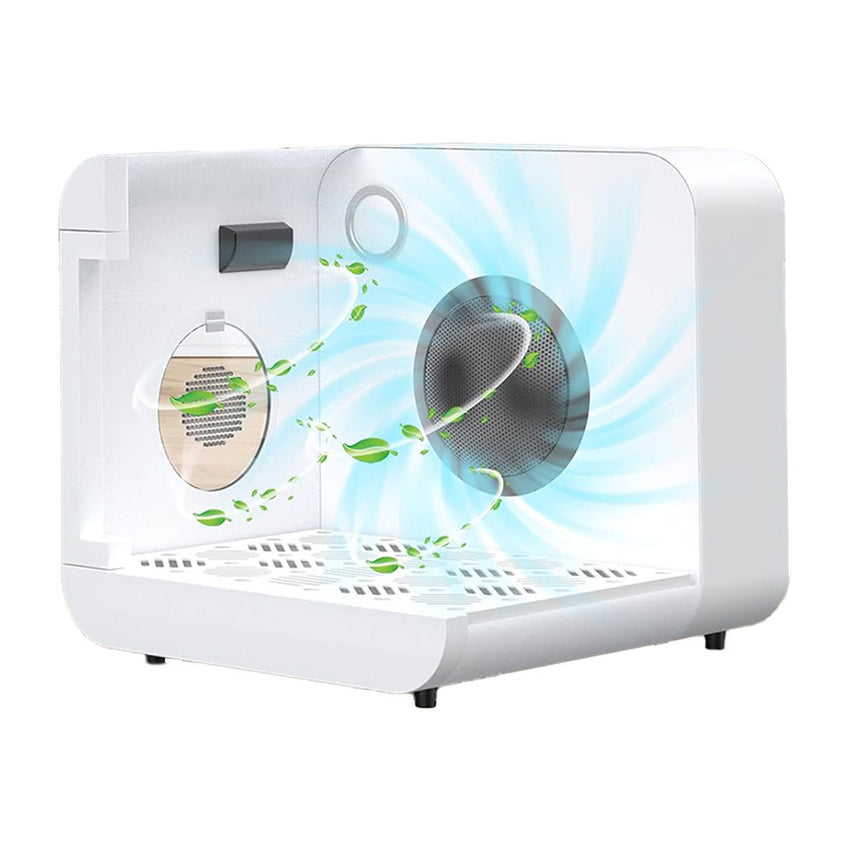 Cutie de uscare automata SHAW pentru caini si pisici de pana la 12 kg, 3 trepte de ventilatie, control temperatura