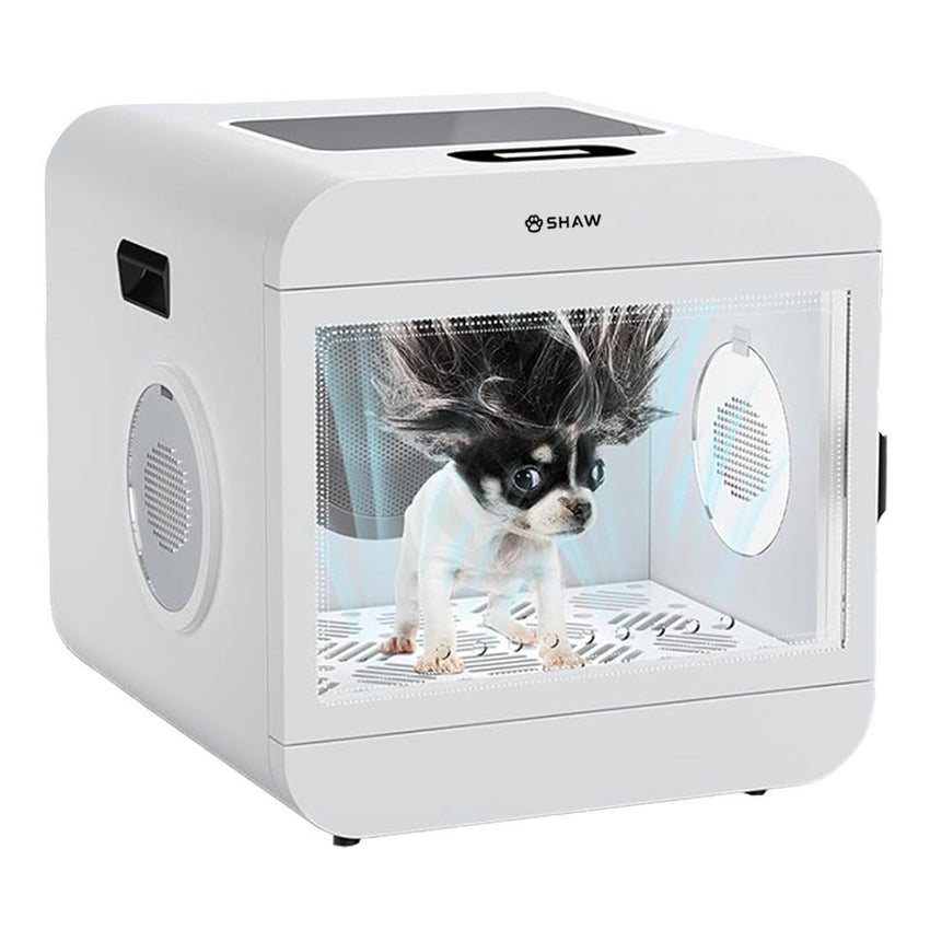 Cutie de uscare automata SHAW pentru caini si pisici de pana la 12 kg, 3 trepte de ventilatie, control temperatura