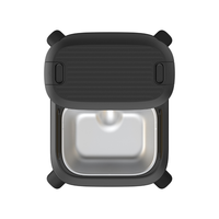 Hranitor automat smart SHAW® Titan pentru caini, aplicatie mobila, 15L, programare hranire, negru