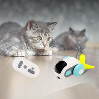 Jucarie pisici tip soricel cu telecomanda, SHAW, incarcare USB, 2 moduri de joaca