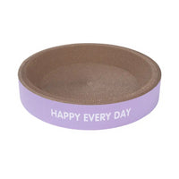 Patut pentru pisici SHAW, pentru zgariat, din carton ondulat, mov