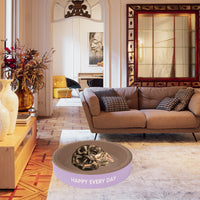 Patut pentru pisici SHAW, pentru zgariat, din carton ondulat, mov