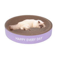 Patut pentru pisici SHAW, pentru zgariat, din carton ondulat, mov