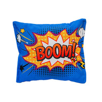 Set 2x Jucarie pentru caini tip pernuta de ros, SHAW, design punga chipsuri amuzante, Lazy si Boom