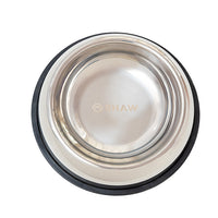 Castron din inox tip bol pentru caini si pisici SHAW, 26 cm, argintiu