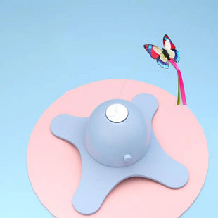 Jucarie pentru pisici Fluture rotativ 360 SHAW® electronica