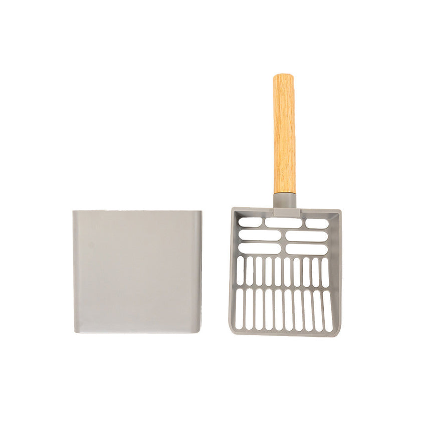 Litiera inox SHAW® XL pentru pisici, cu prag multifunctional si lopatica incluse, usor de curatat, rezistenta