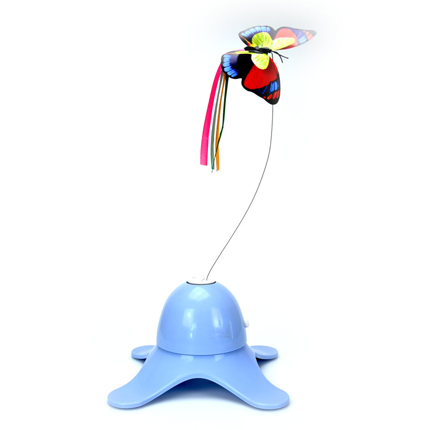 Jucarie pentru pisici Fluture rotativ 360 SHAW® electronica