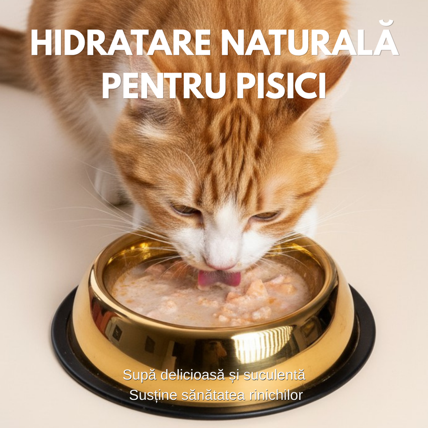 SET 12 buc Hrana umeda premium SHAW pentru pisici adulte si mofturoase cu cuburi de somon in supa, fara cereale, 80g