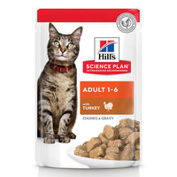 Hrana pisici Set 12 x Hill\\\'s SP Feline Adult Turkey 85 g (plic)