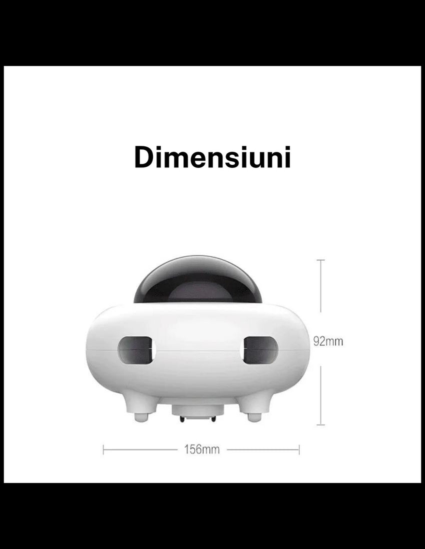 Jucarie pentru pisici UFO electonica, incarcare USB