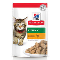 Hrana pisici Set 12 x Hill\'s SP Feline Kitten Chicken 85 g (plic)