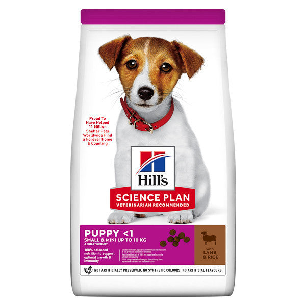 Hrana caini Hill\'s SP Canine Puppy Small and Mini Lamb and Rice 3 kg