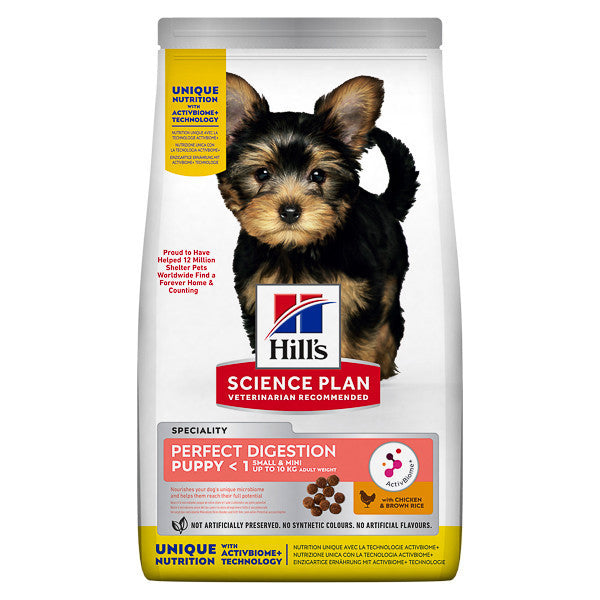 Hrana caini Hill\'s SP Canine Puppy Small & Mini Perfect Digestion 6 kg