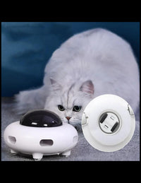 Jucarie pentru pisici UFO electonica, incarcare USB